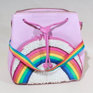 Danielle Nicole Care Bears Cheer Bear Pink Rainbow Convertible Backpack & Bag